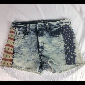 Mossimo High Rise Taille Haute Distressed Shorts